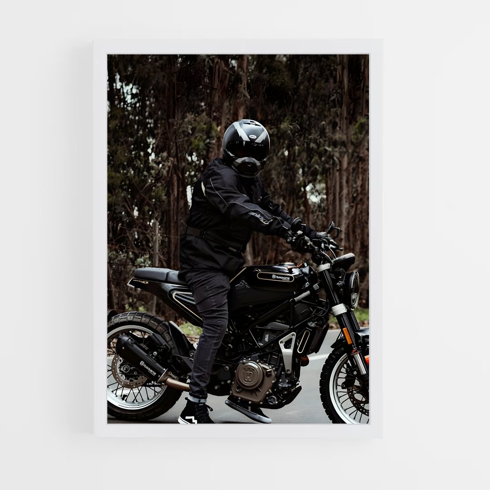 Poster superbe Svartpilen – affiche Husqvarna (vue 3)